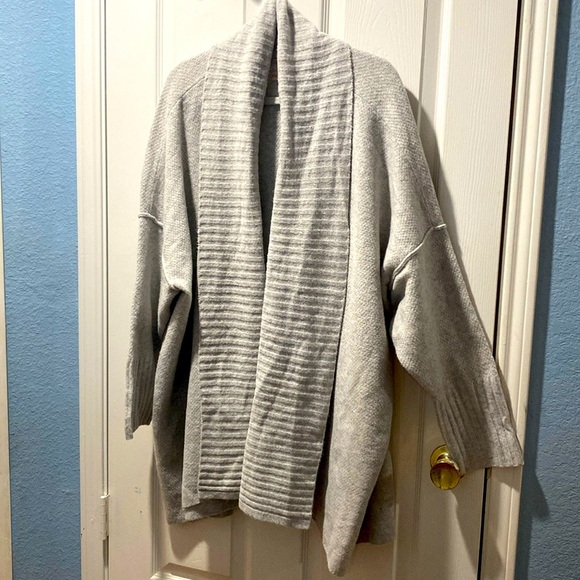 Knox Rose Gray-color  Open-Front Sweater - Size XXL - Picture 2 of 9